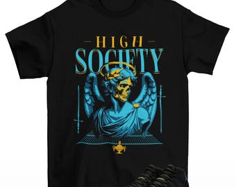 Clout Chaser Jordan 11 Gamma Matching Sneaker Tee Shirt Black