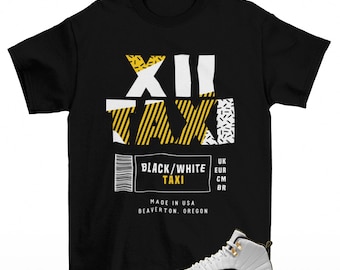 black and yellow shirt for jordan 12