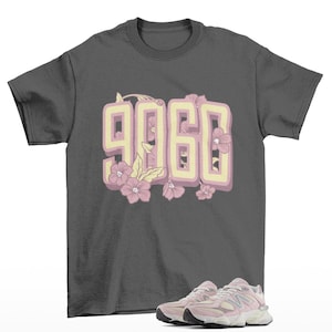 Bijpassend T-shirt Floral Flex 9060 Rose Sugar-sneaker grijs