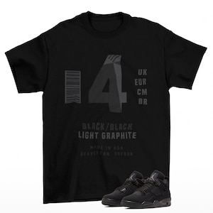 jordan retro 4 black cat shirt