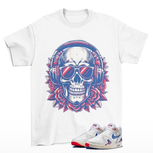 Deadstock Tech Challange Pixel Court Matching Sneaker Tee Shirt White