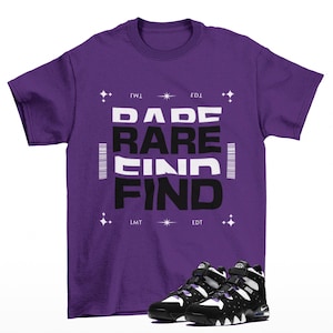Rare Find Air Max CB 94 Sneaker Matching Tee Shirt Purple