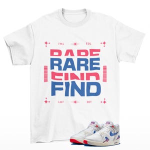 Rare Find Tech Challange Pixel Court Matching Sneaker Tee Shirt White