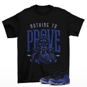 Proof T-shirt sneaker assorti Foamposite One Deep Royal Royal