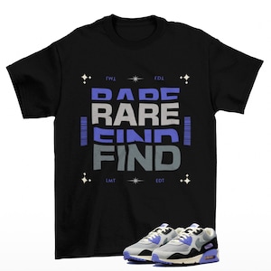 Rare Find Max 90 Patta Sapphire Particle Grey Matching Sneaker Tee Shirt