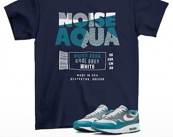 Sneaker Label Air Max Noise Aqua Sneaker Matching Tee Shirt