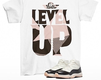 T-shirt Jordan 11 rétro napolitain assorti pour le niveau supérieur