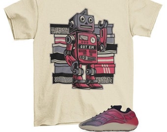 Sneaker Bot Yeezy 700 V3 Fade Carbon Matching Sneaker T-Shirt