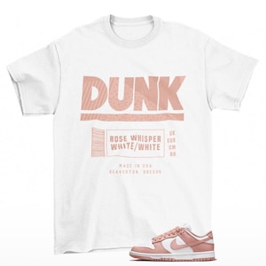 White and rose gold nike shirt shop