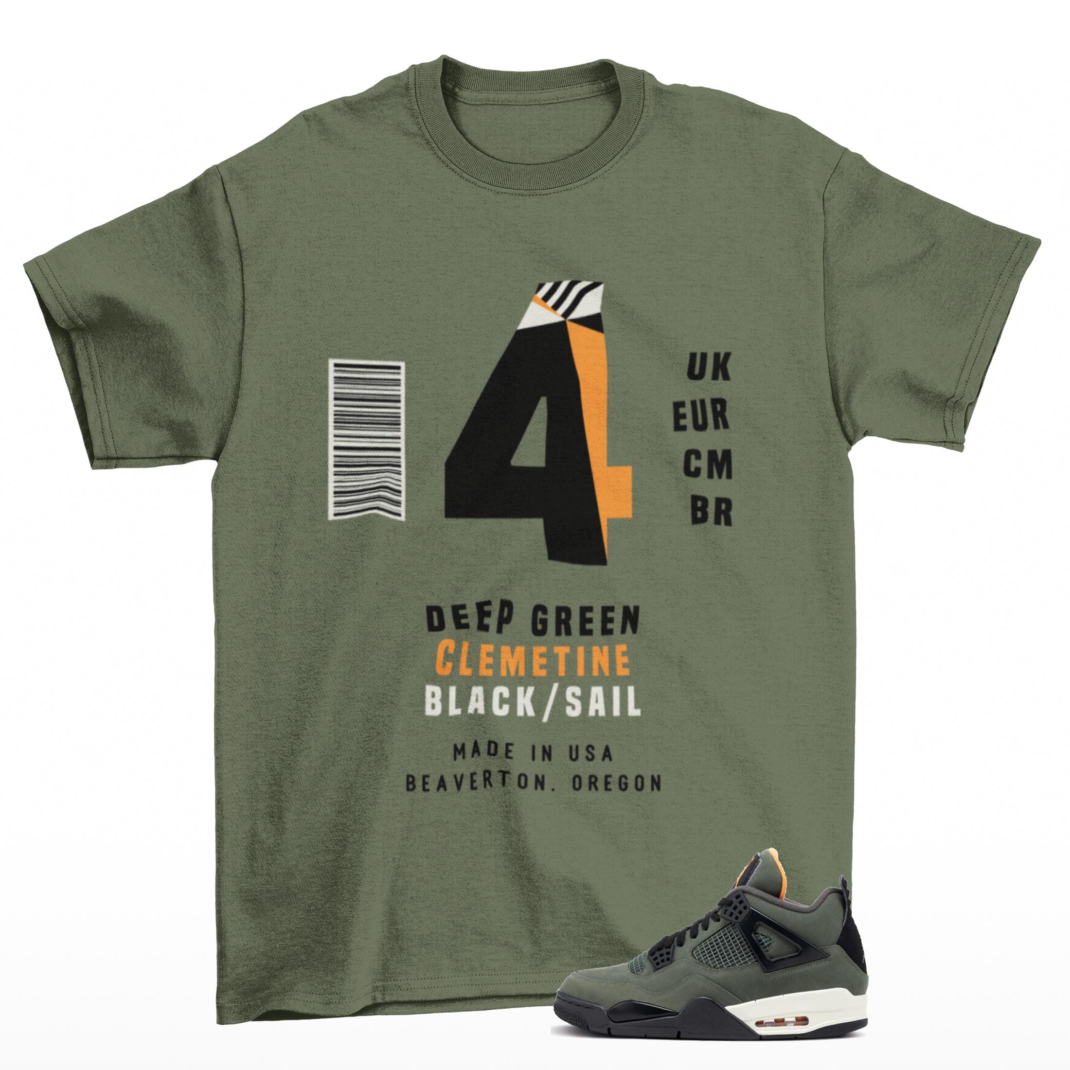 ★専用★UNDEFEATED JORDAN4 Tシャツ Sneaker Label Jordan 4 Undefeated Matching Sneaker Tee Shirt
