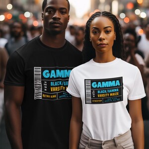 Custom Sneaker Label Jordan 11 Gamma Matching Sneaker Tee Shirt image 3