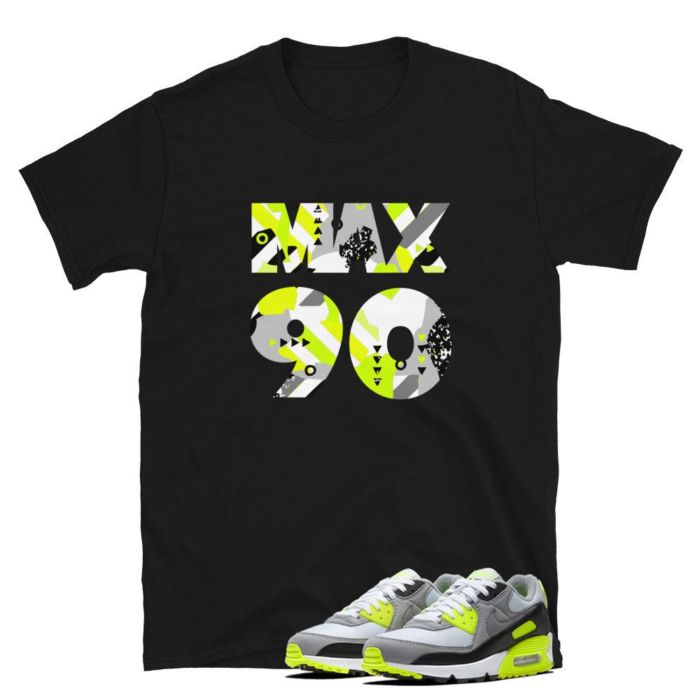Air Max 90 OG Volt Yellow Short-sleeve Unisex T-shirt | Etsy