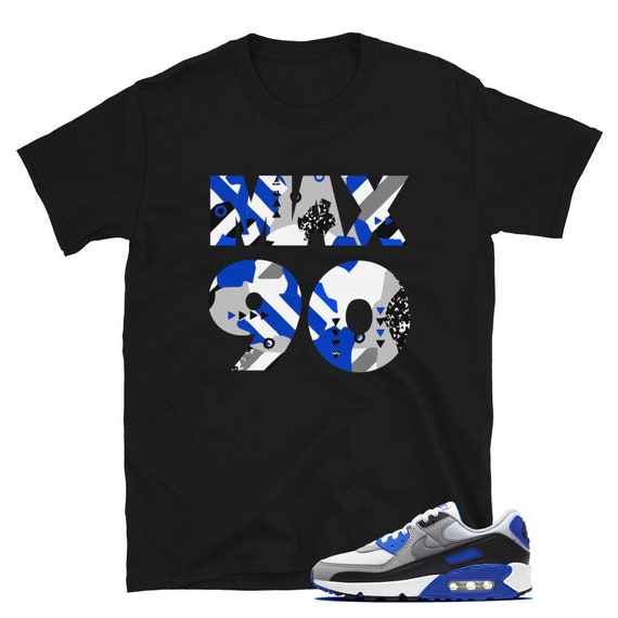 Air Max 90 OG Tee Hyper Royal Short-sleeve Unisex T-shirt | Etsy