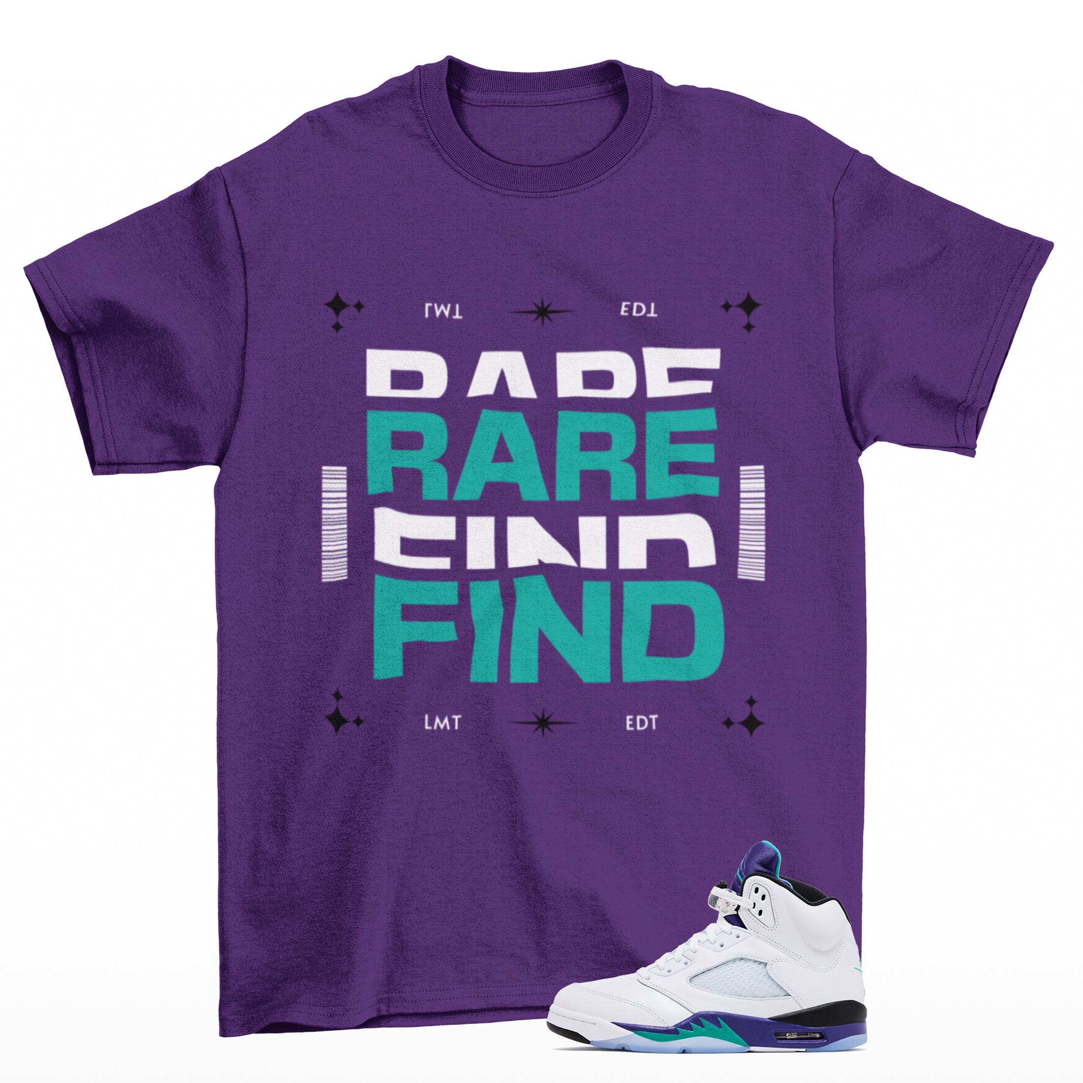 Bijpassend T-shirt Jordan 5 Grape-sneaker paars