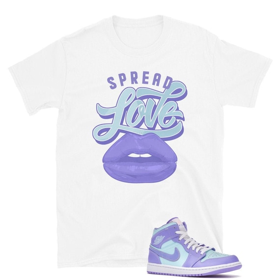 Purple and aqua nike shirt Clearance
