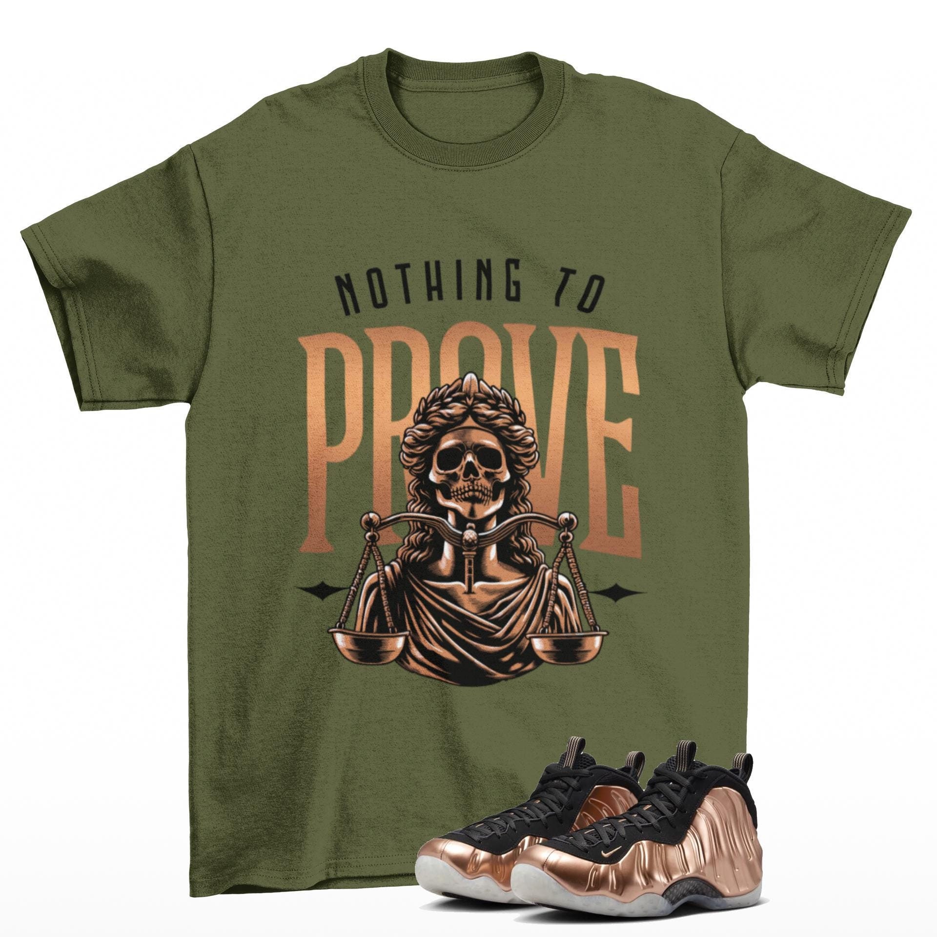 Copper Lime Green Foams Outfit Nike Air Foamposite One Metallic