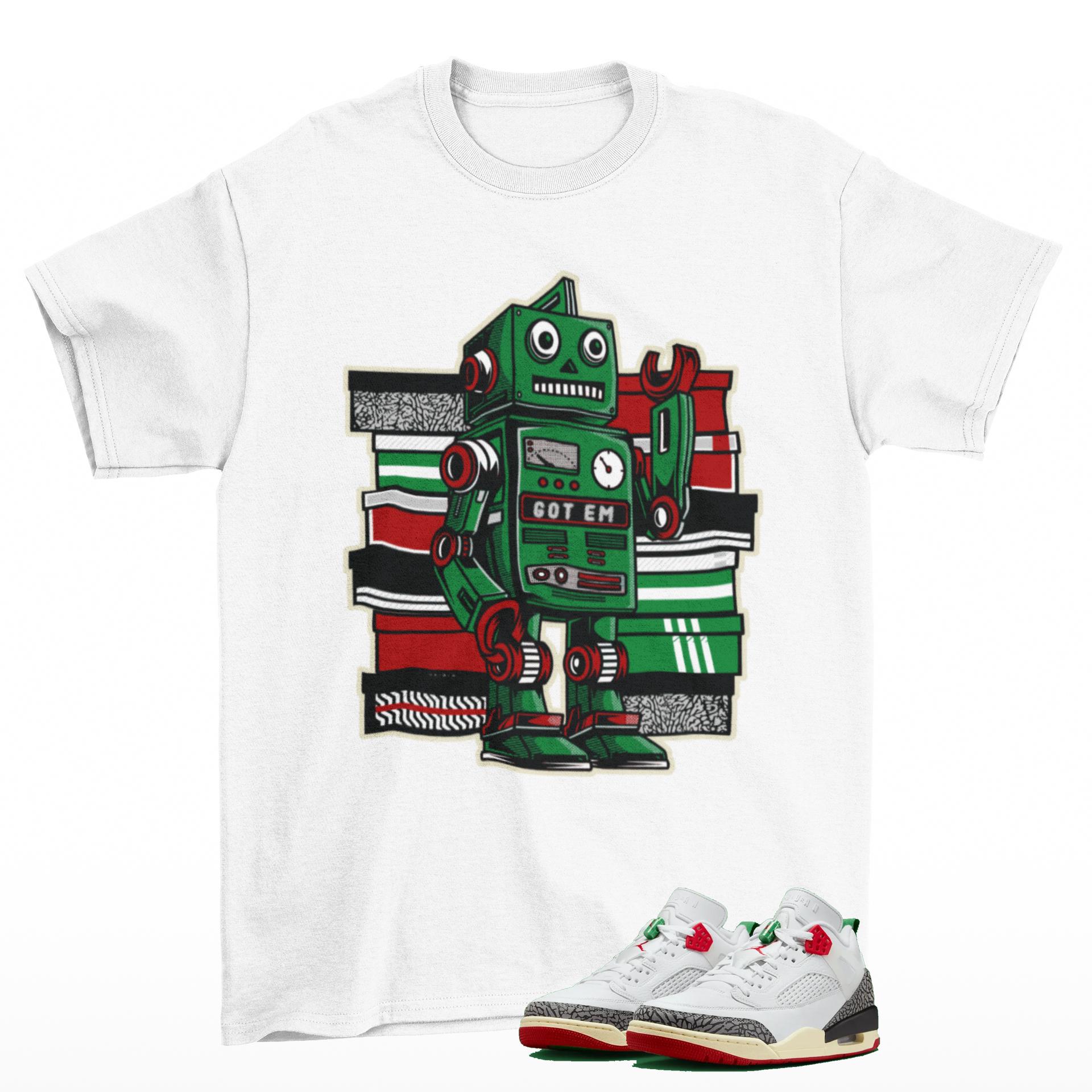 Sneaker Bot Jordan Spizike Low Right Thing Baskets assorties T-shirt