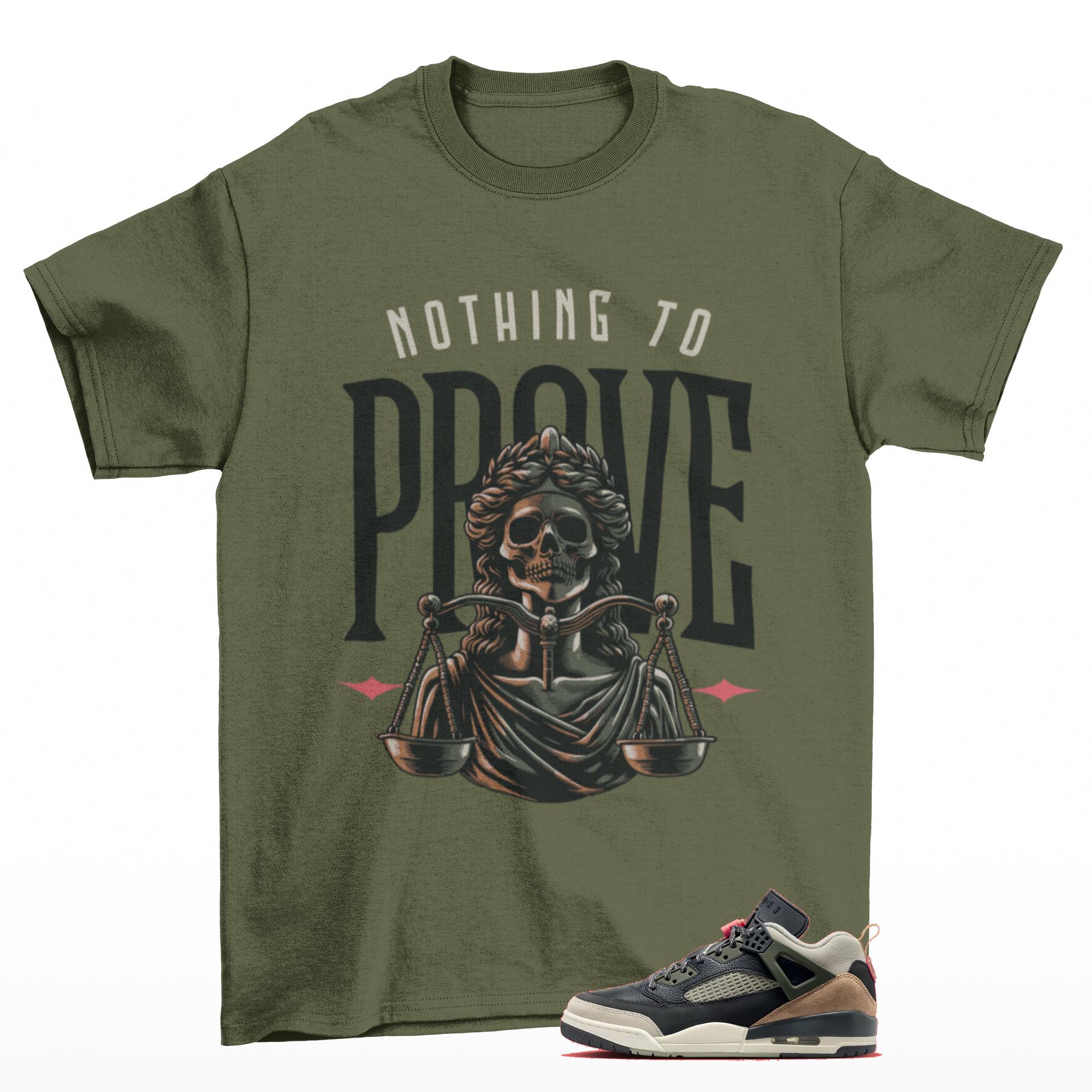 T-shirt baskets assorti Jordan Spizike Low Anthracite kaki