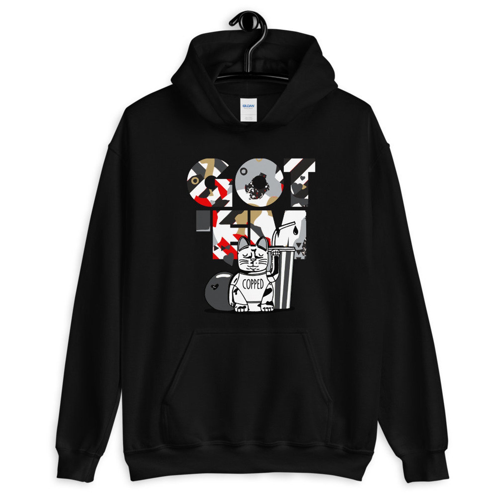 Jordan 5 Retro Off-white Hoody Copped Got 'em Unisex - Etsy