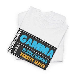 Custom Sneaker Label Jordan 11 Gamma Matching Sneaker Tee Shirt White
