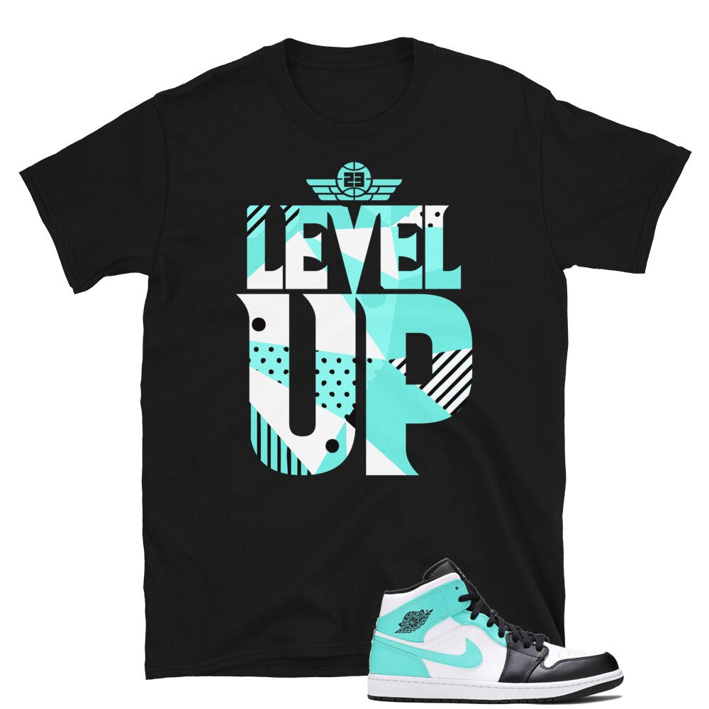 Level up Tee Jordan 1 Mid Tropical Twist Igloo Unisex T-shirt | Etsy  Australia