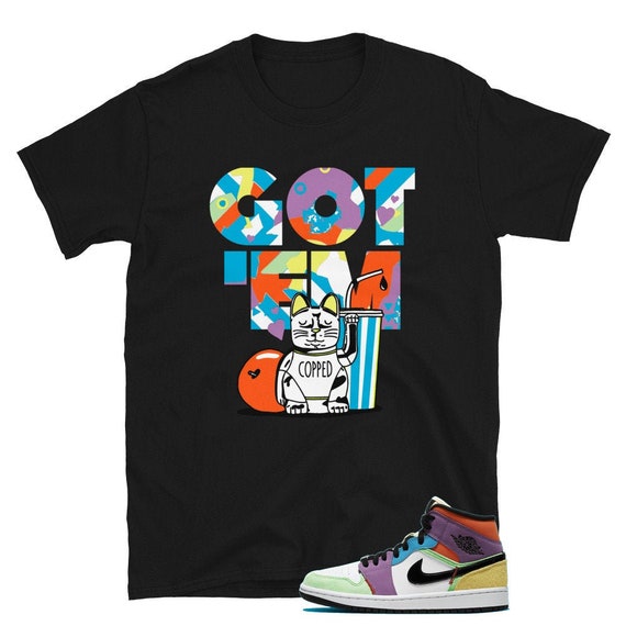 jordan 1 mid se multicolor shirt