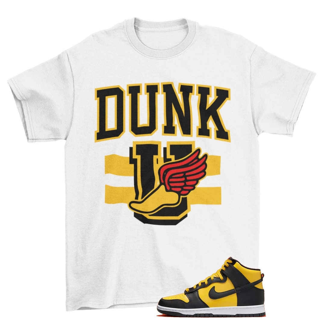 Nipsey T-Shirt Match Nike Dunk High Reverse Goldenrod main image 0