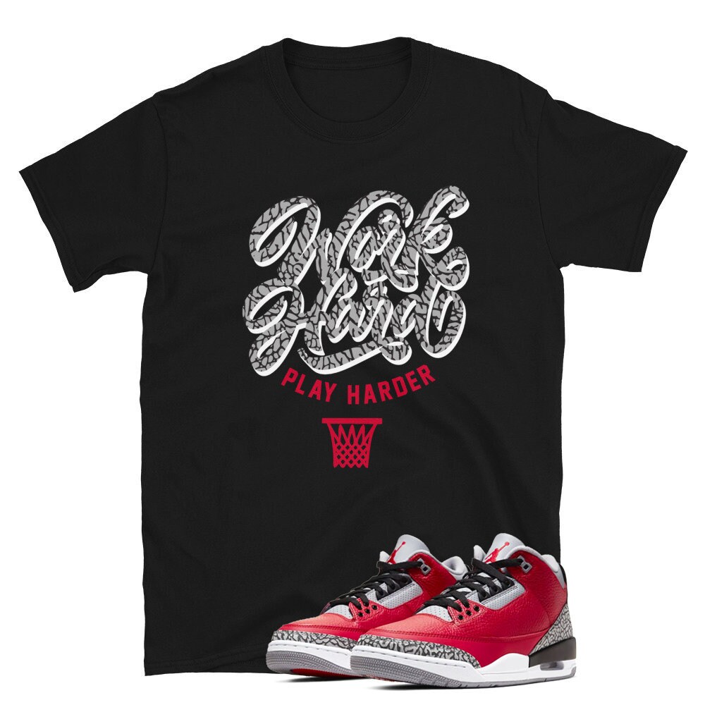 Jordan 3 Unite Tee Work Hard Play 
