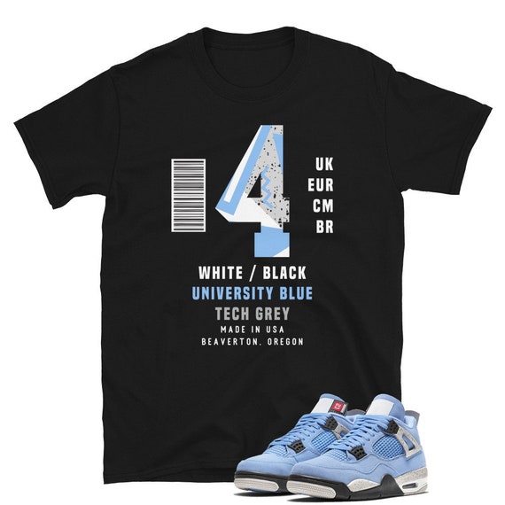University blue jordan 4 t shirt Outlet
