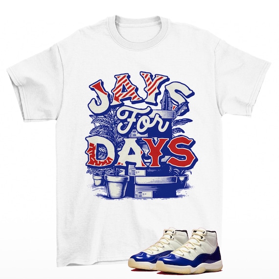 white jordan 11 shirt