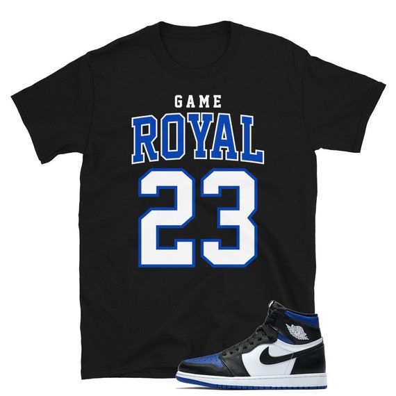 Game Time Tee Jordan 1 Royal Toe Unisex 