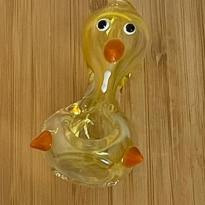 Glass Pipe Duck Unique 4&quot; Tobacco Pipe Bowl