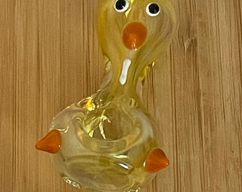 Glass Pipe Duck Unique 4" Tobacco Pipe Bowl