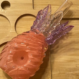 Pipe Pineapple Pipe Bowl Pipe Hand Pipe Bowl Pipes Unique Glass Pipe 5.5” Girly Pipe Pink Pipe Gift