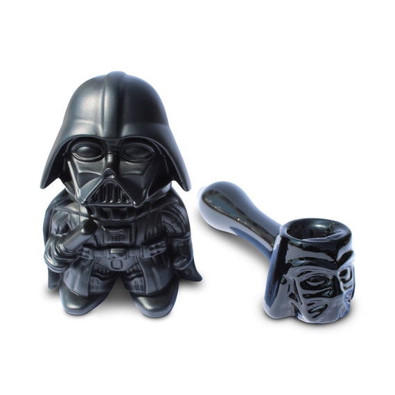 Darth Vader Pipe Bowl Star Wars Glass Pipe Hand Pipe Darth Vader Grinder