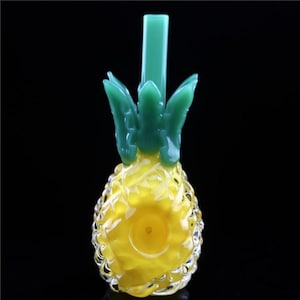 Glass Pipe Pineapple Pipe Bowl Pipes Unique Glass Pipe 5.5”