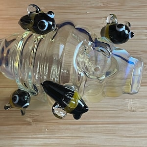 Pijpkom Honeybee Bowl Pipe Glazen pijpen Bee Pipe Handpijp Unique Pipe Cool
