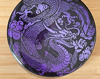 Herb Grinder Dragon Purple 2.5” x 1.75” Cool Grinder