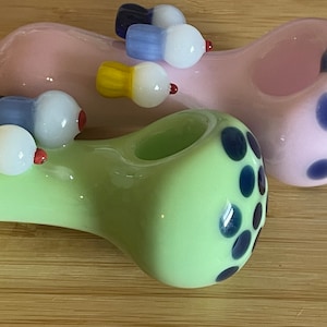Pipe Glass Pipe Birthday Cupcakes Pipe Hand Pipe Bowl Pipes Gift Girly Pipe