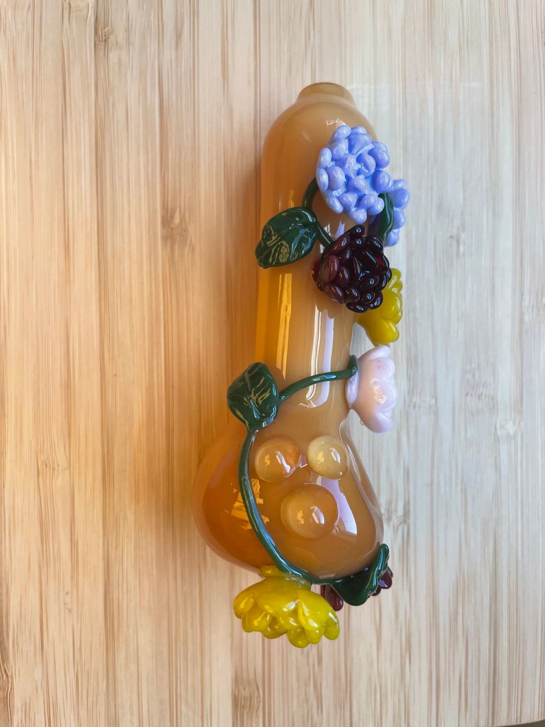 Glass Pipe Flowers Tobacco Pipe Handmade Unique Pipes - Etsy