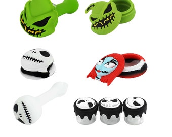 Jack Skellington Pipe Oogie Boogie Pipe Silicone Halloween Pipe Scary Pipe NBC Pipe