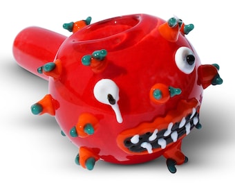 Pipe Monster Pipe Glass Pipe Bowl Alien Pipe Hand Pipes Corona Gift Pipe Cool Pipe Monster Pipe Halloween Pipe Unique Bowl Pipe Bowl Pipe