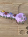Pipe Glass Pipe Heart Pipe Glass Pipe Girly Pipe Gift For Valentine Bowl Pipe Pink Pipe PINK Pipe Bowl