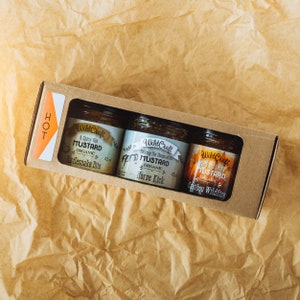 Organic Mustard Gift Pack - Hot Fellows Collection - 3x Mixed Mustards