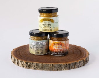 Organic Mustard Gift Pack - Hot Fellows Collection - 3x Mixed Mustards