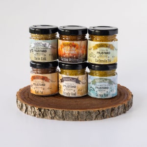 Organic Mustard Gift Pack Double Deal - Mustardellos Collection - 6x Mixed Mustards