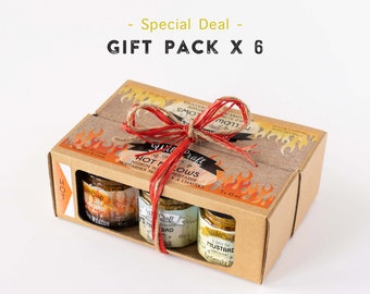 Mustardellos 6x Double Gift Packs - Organic Mustard Collection - Special Deal