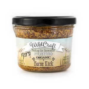 Horse Kick Organic Mustard - Made with Horseradish - Seasonal Product