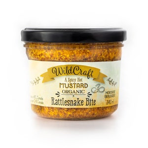 Rattlesnake Bite Organic Mustard - A Spicy Hot