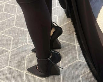 RITUAL Tacones altos de satén personalizados